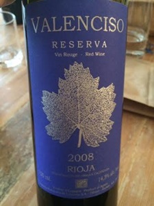 Valenciso Reserva 2008